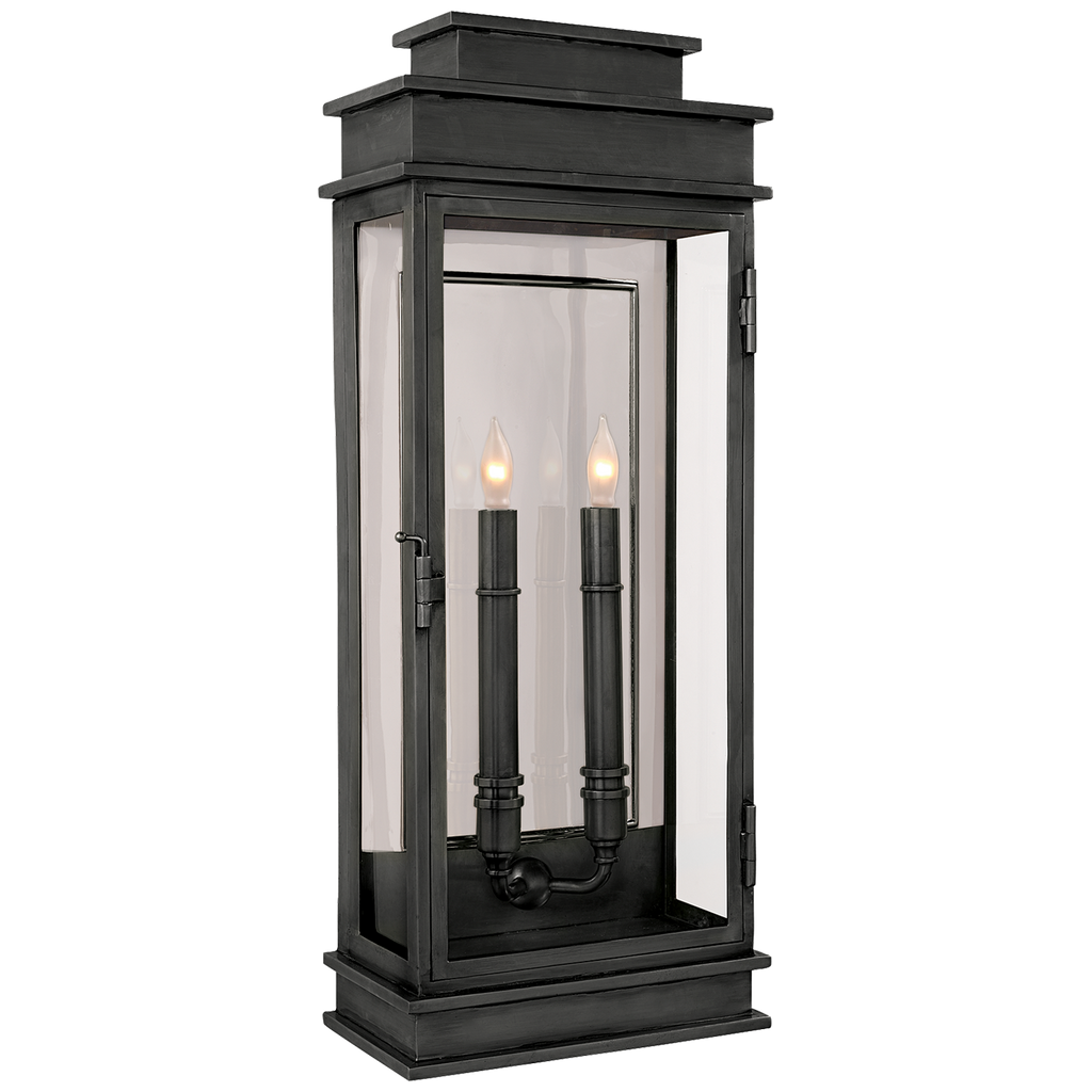 Linear Lantern Tall | Bronze