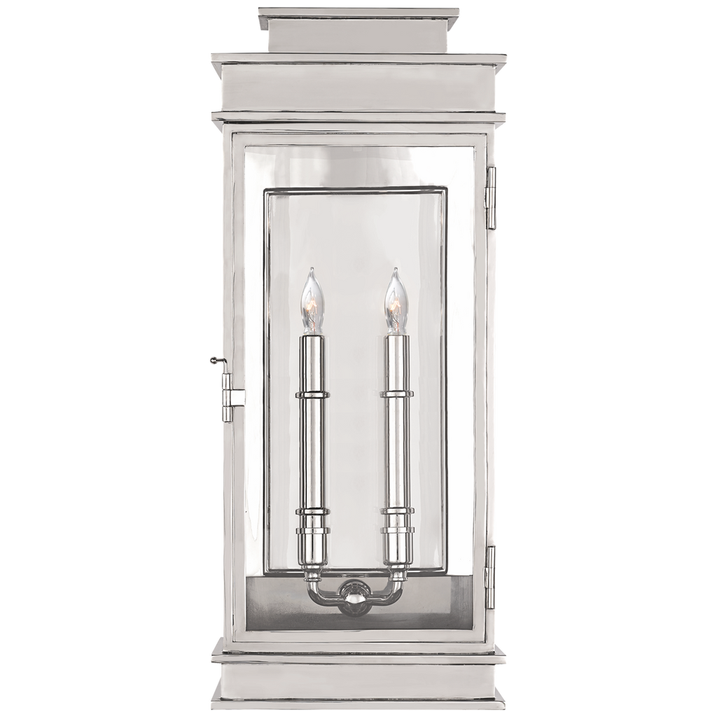 Linear Lantern Tall | Polished Nickel