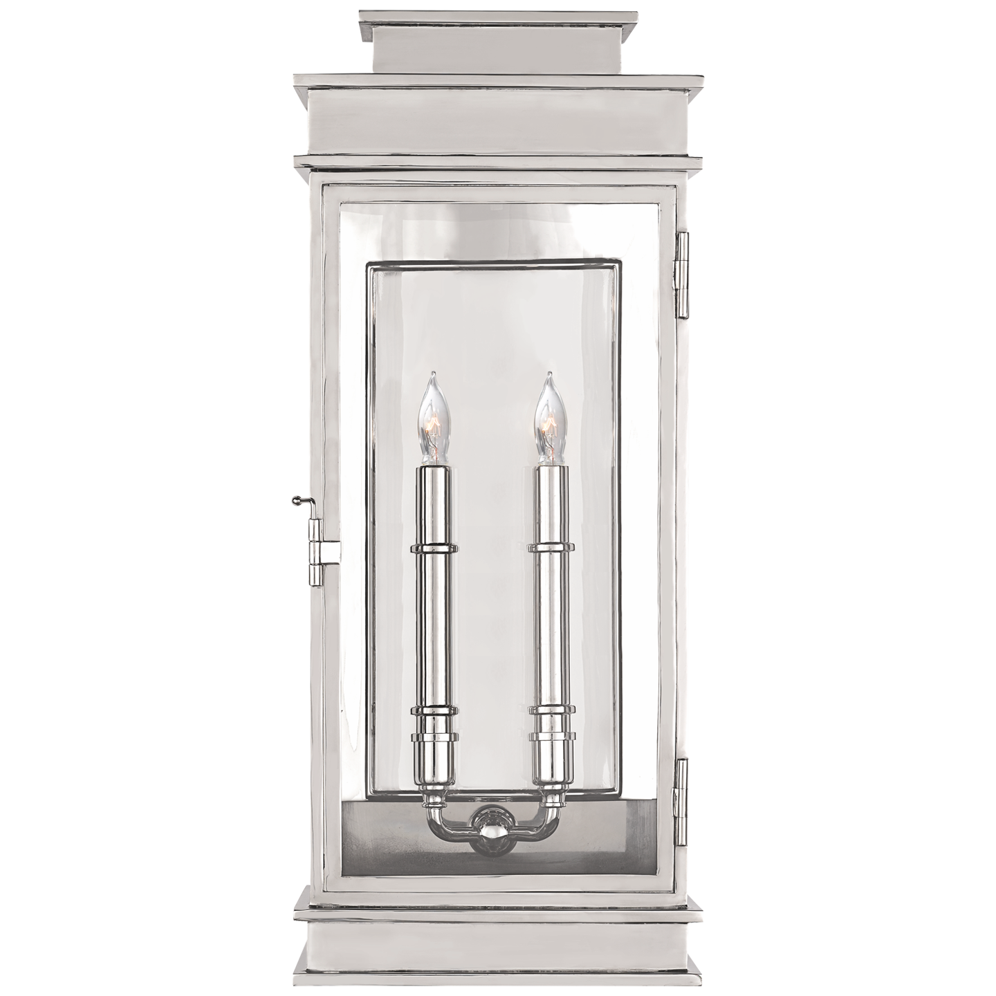 Linear Lantern Tall | Polished Nickel