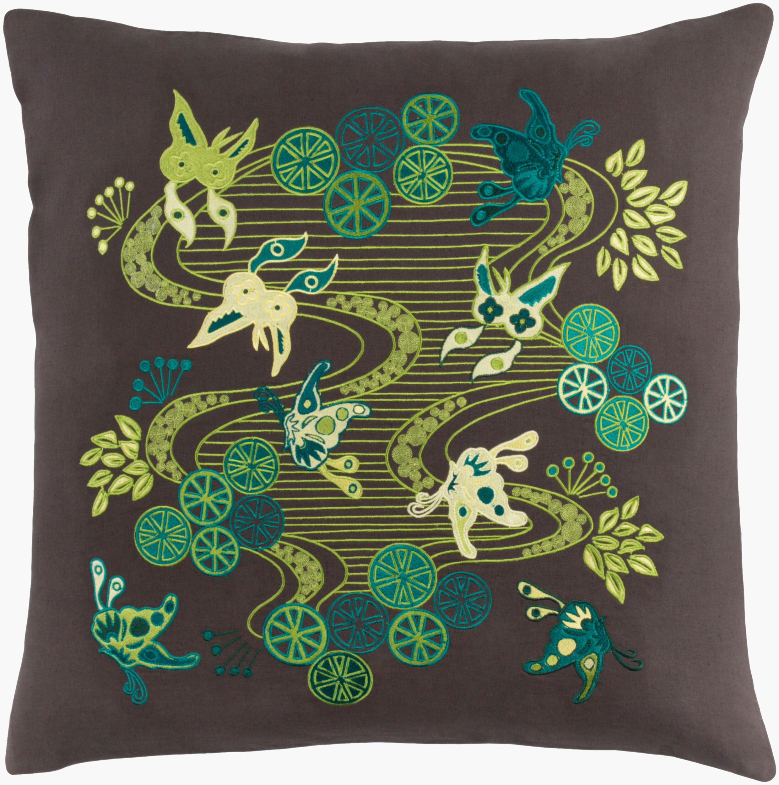 Chinese River Accent Pillow | CI002