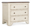 Americana Three-Drawer Nightstand | Antique Bronze