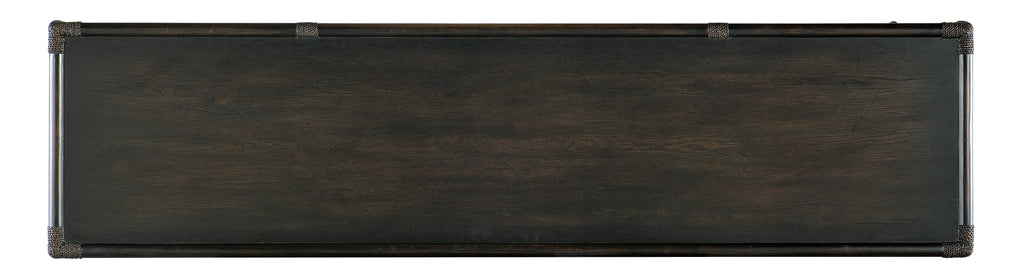 Retreat Pole Rattan Sideboard | Black Sand