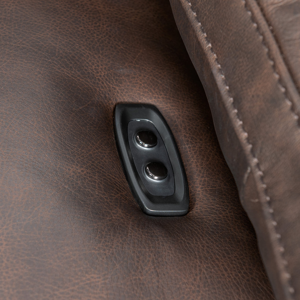 Jericho Power Sofa with Power Headrest | Dallas Americano Leather