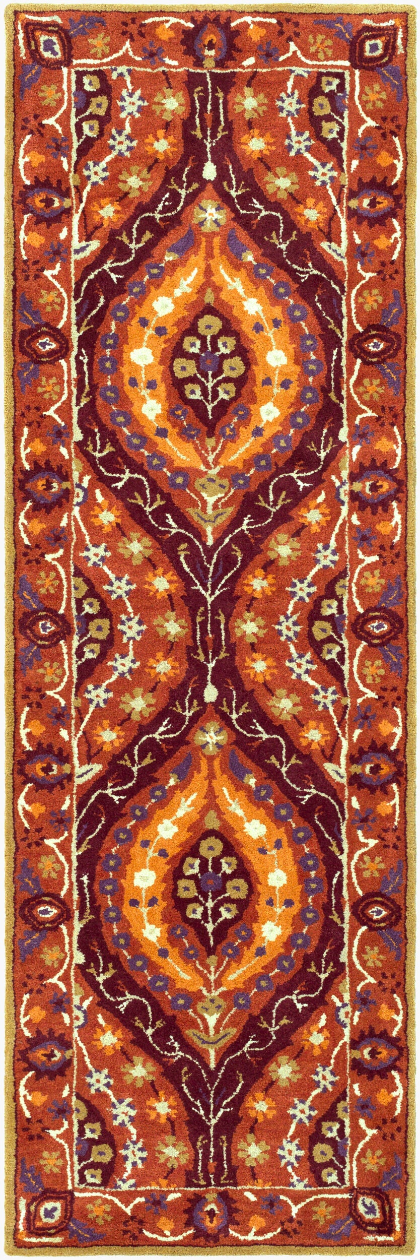 Castello Rug | Burgandy | CLL1024
