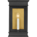 Cupertino Medium Wall Lantern Textured Black