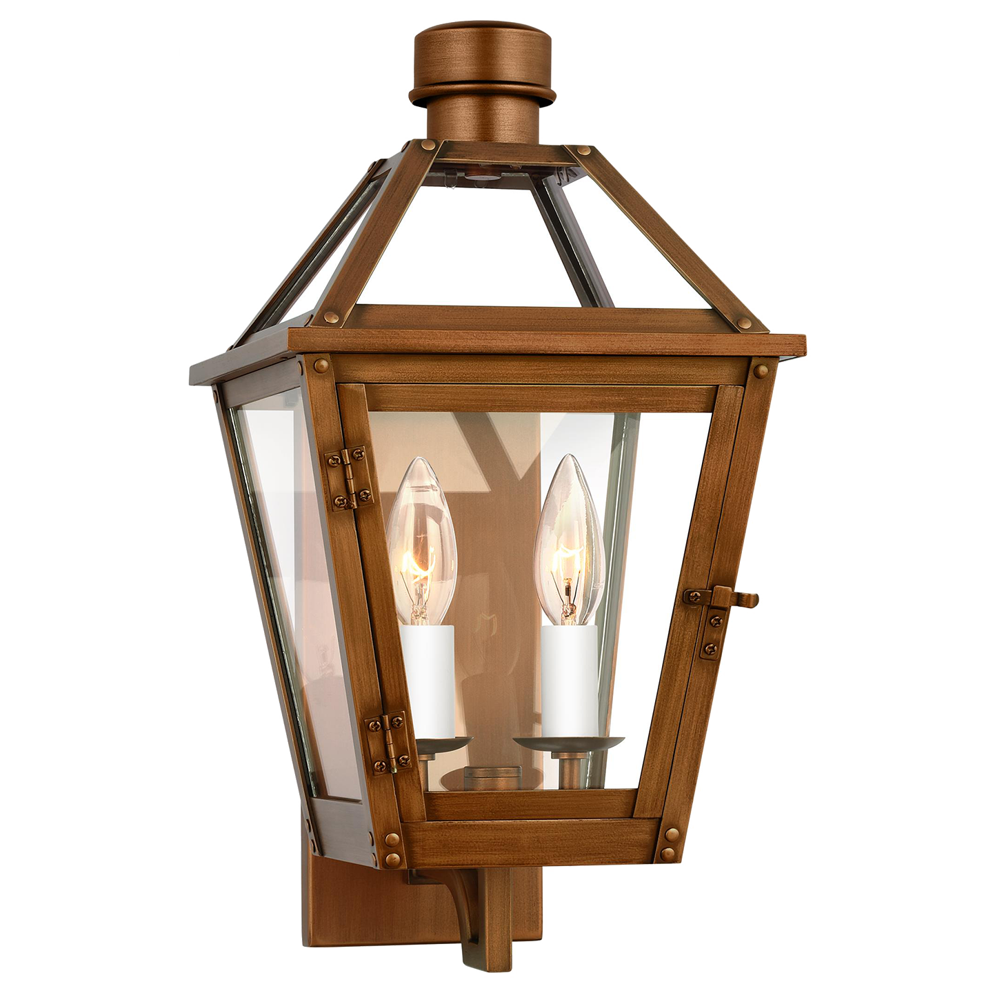 Hyannis Small Wall Lantern Natural Copper
