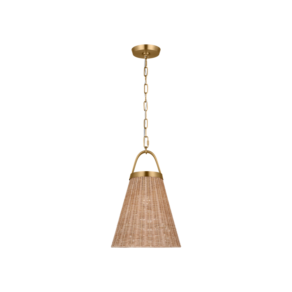 Whitby Medium Pendant Burnished Brass