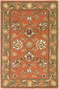 Crowne Rug | Burnt Orange | CRN6019