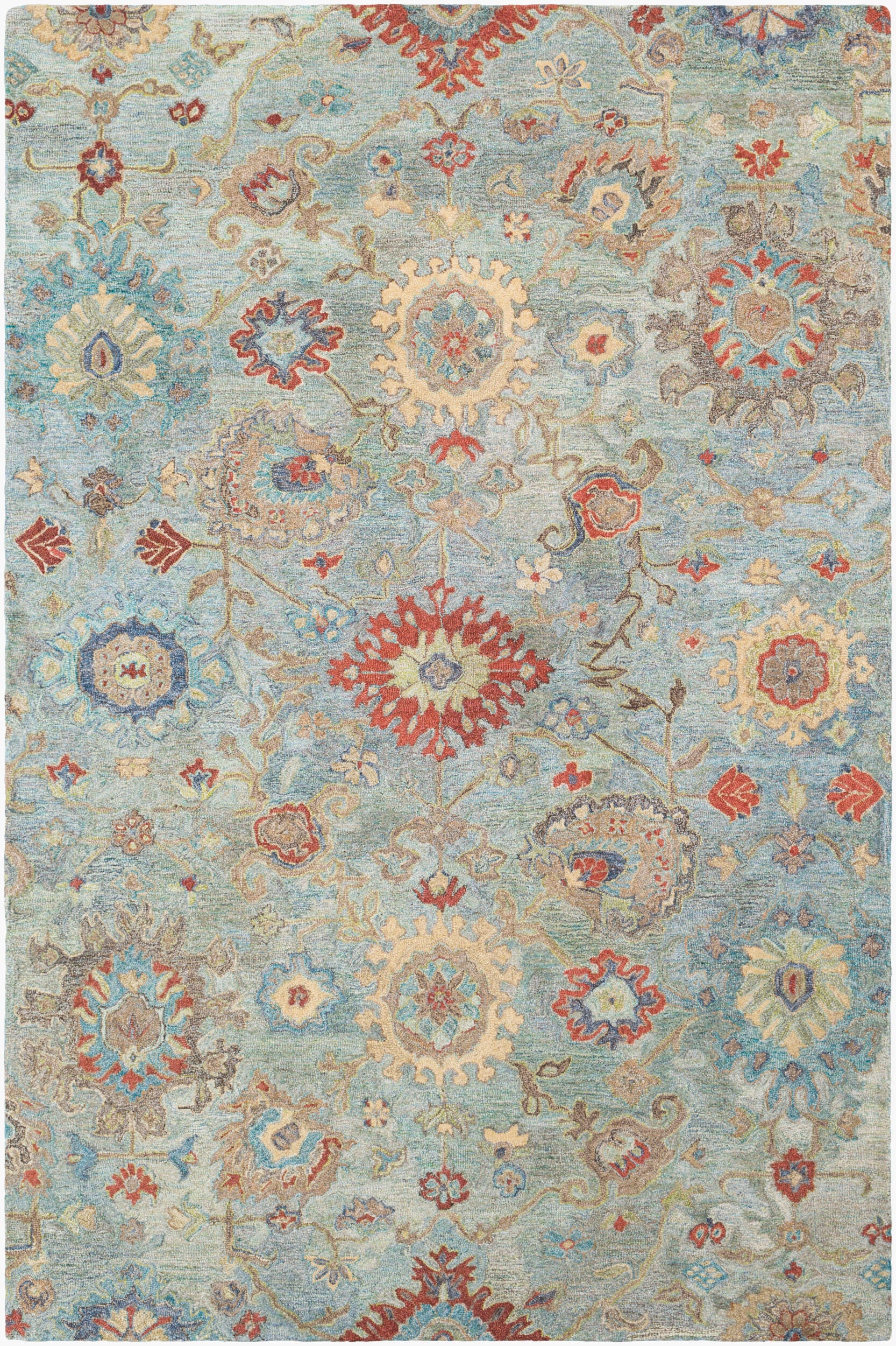 Classic Nouveau Rug | Emerald | CSN1004