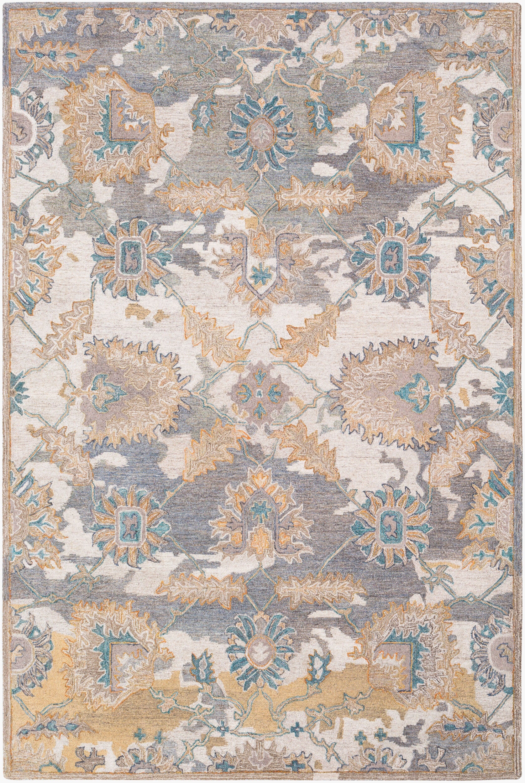 Classic Nouveau Rug | Ivory | CSN1008