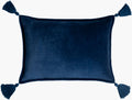 Cotton Velvet Lumbar Pillow | CV045