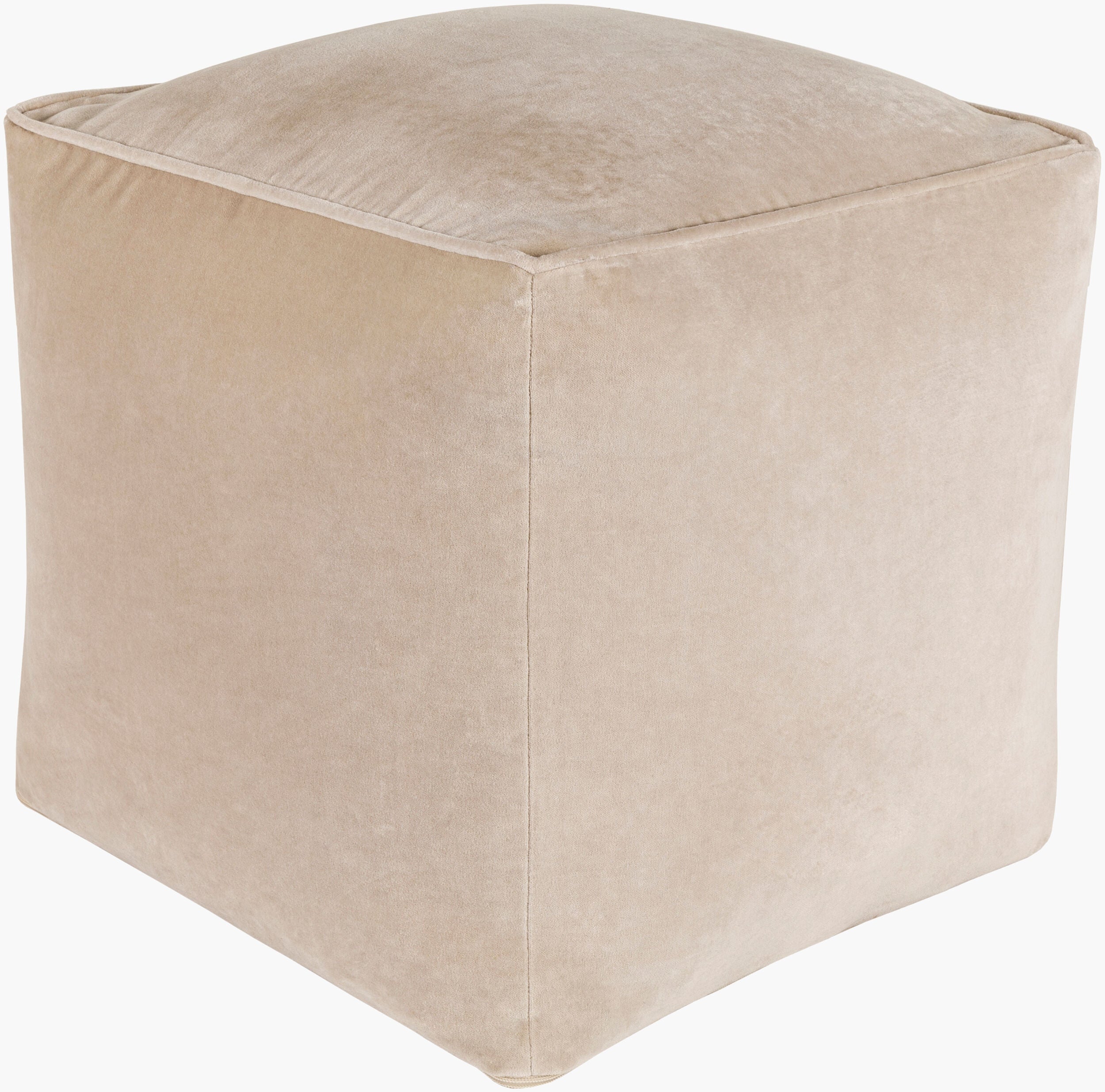 Cotton Velvet Pouf | CVPF017