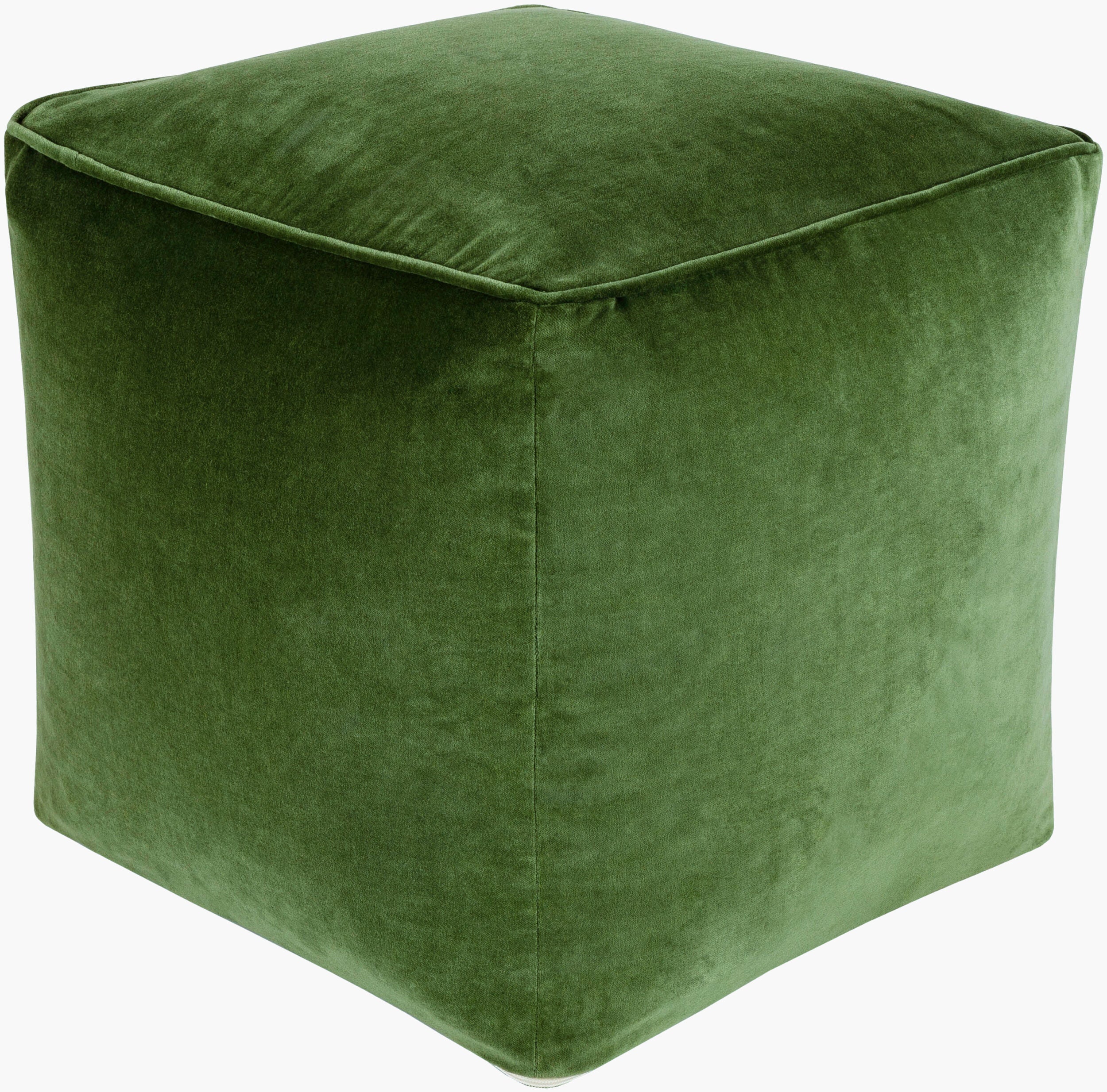 Cotton Velvet Pouf | CVPF018