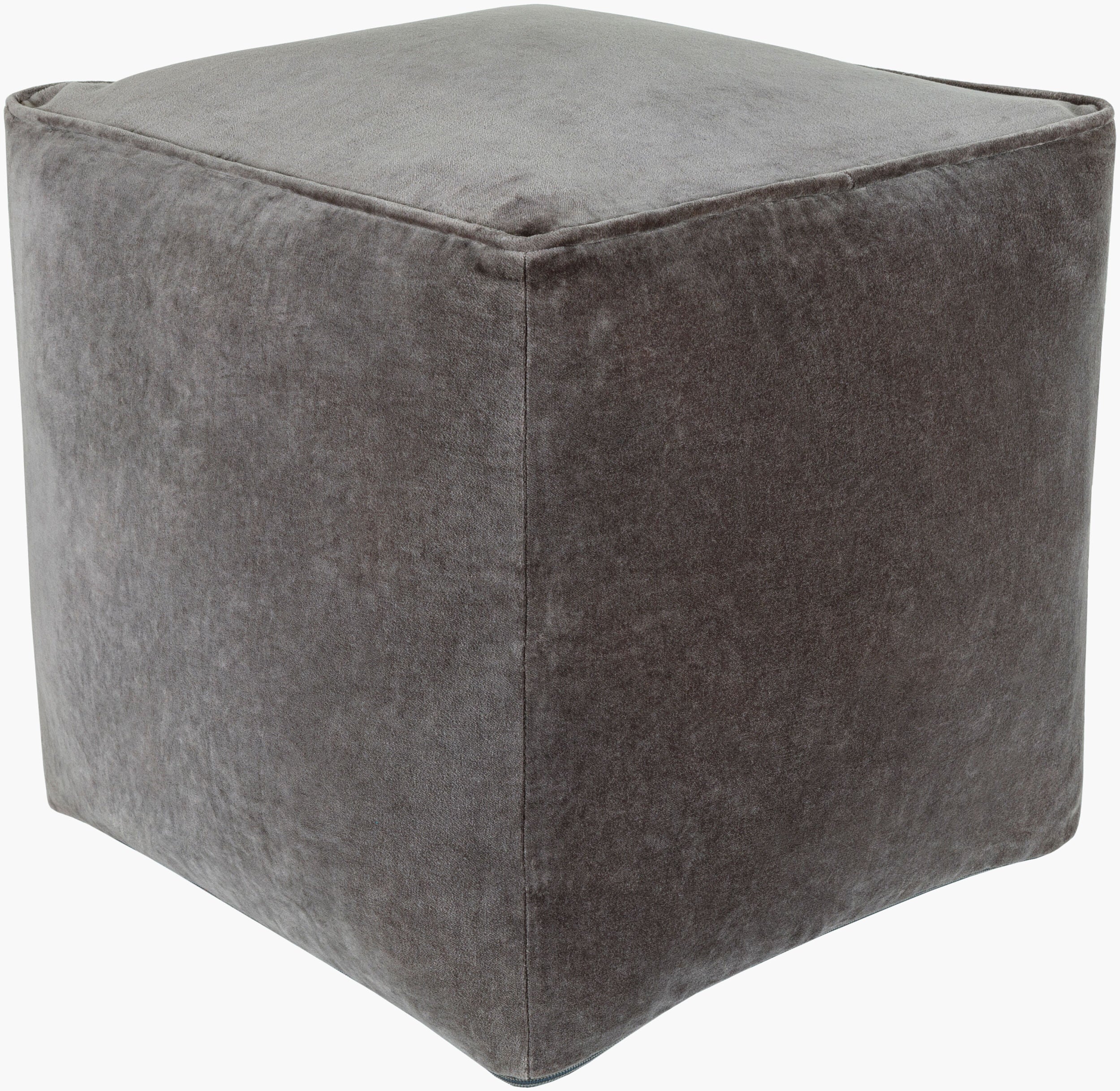 Cotton Velvet Pouf | CVPF022