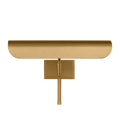 Hull 13" Picture Light Burnished Brass