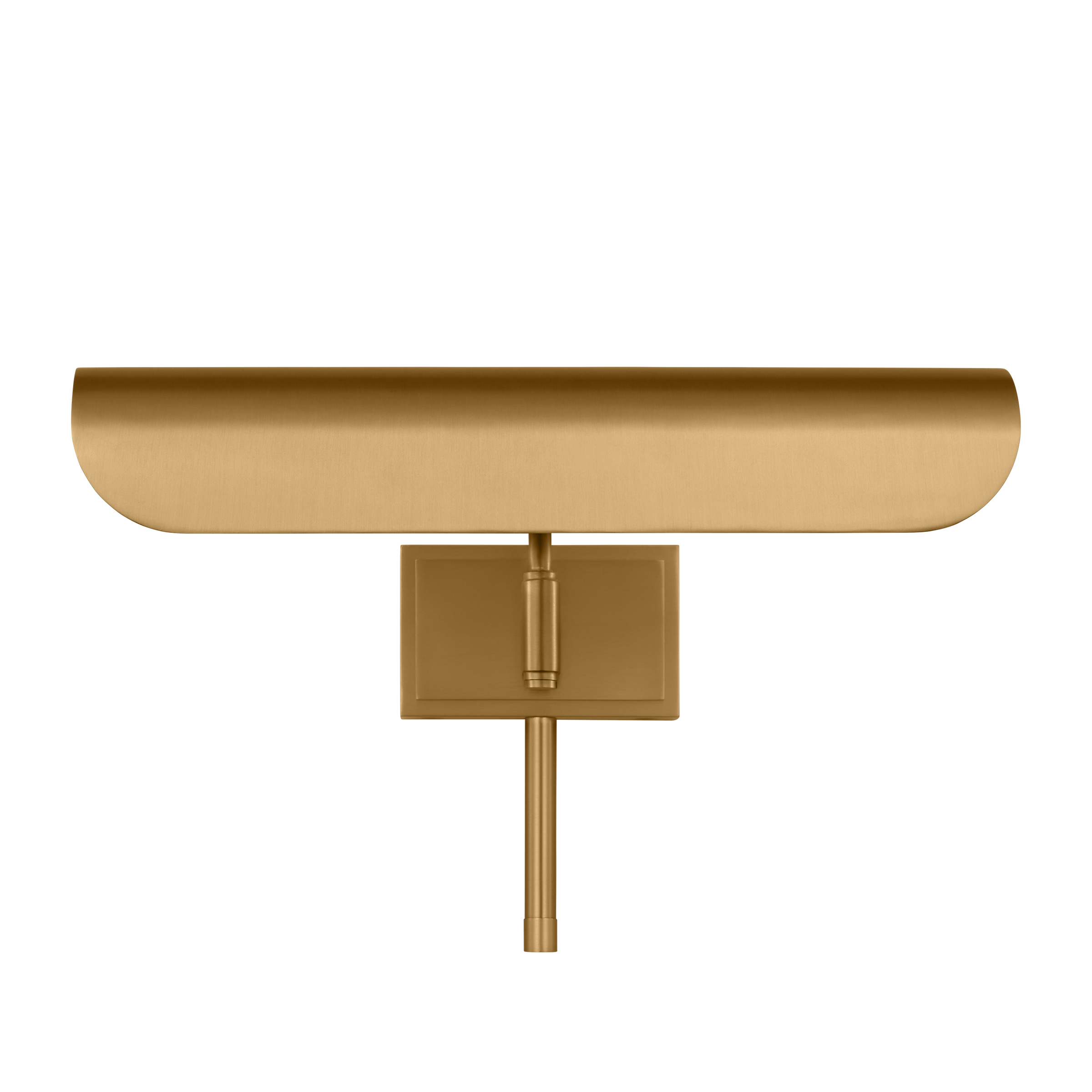 Hull 13" Picture Light Burnished Brass