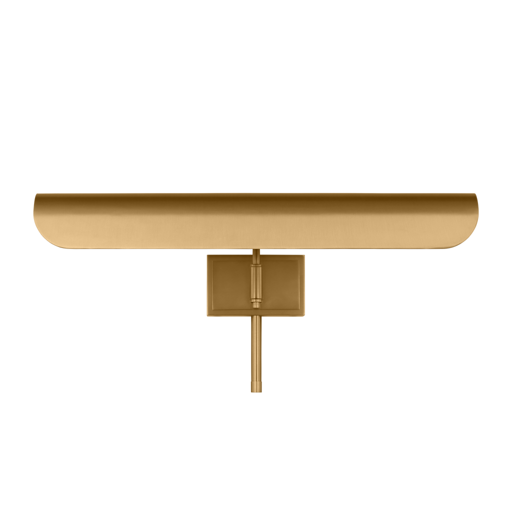Hull 18" Picture Light Burnished Brass