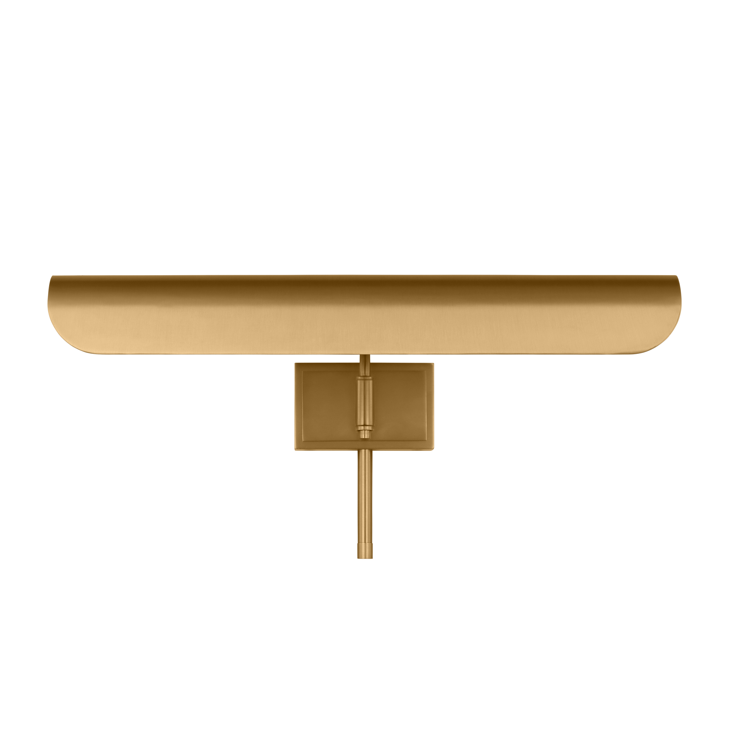 Hull 18" Picture Light Burnished Brass