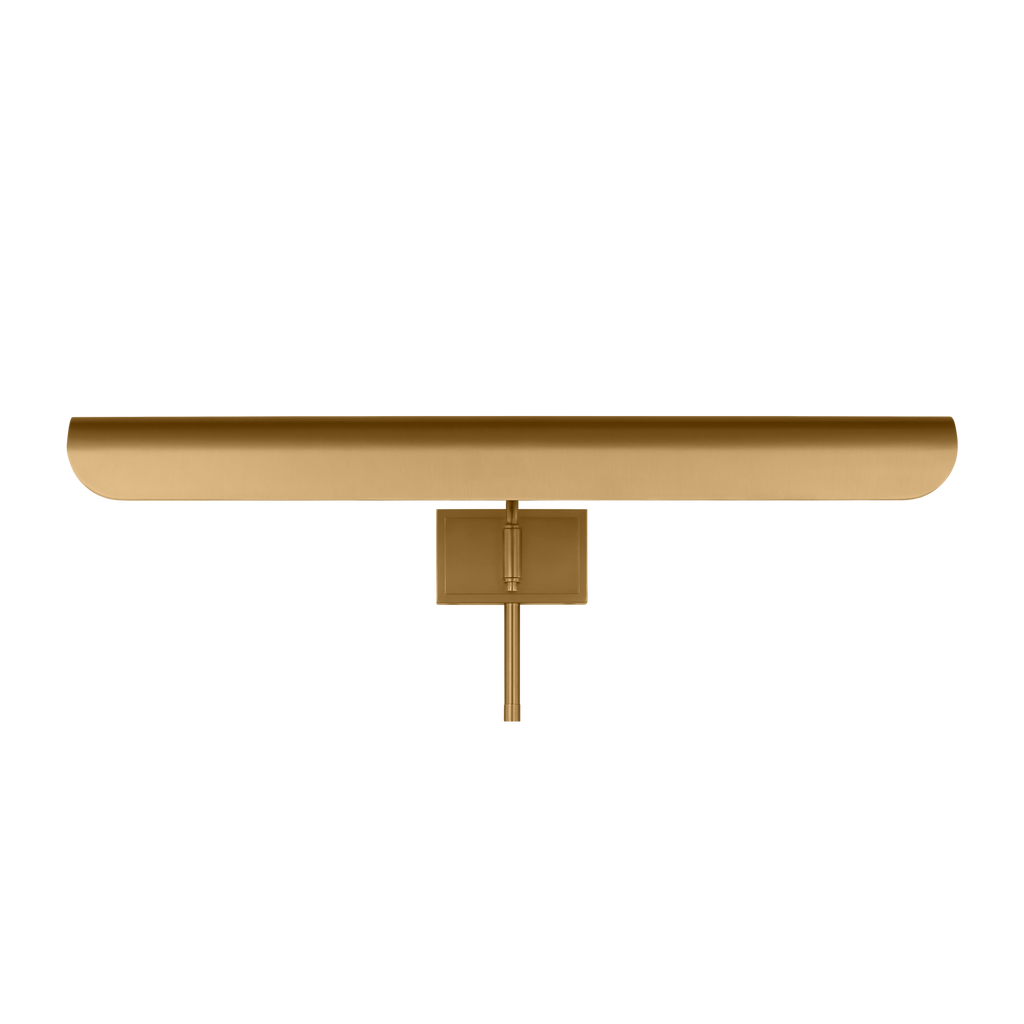 Hull 24" Picture Light Burnished Brass