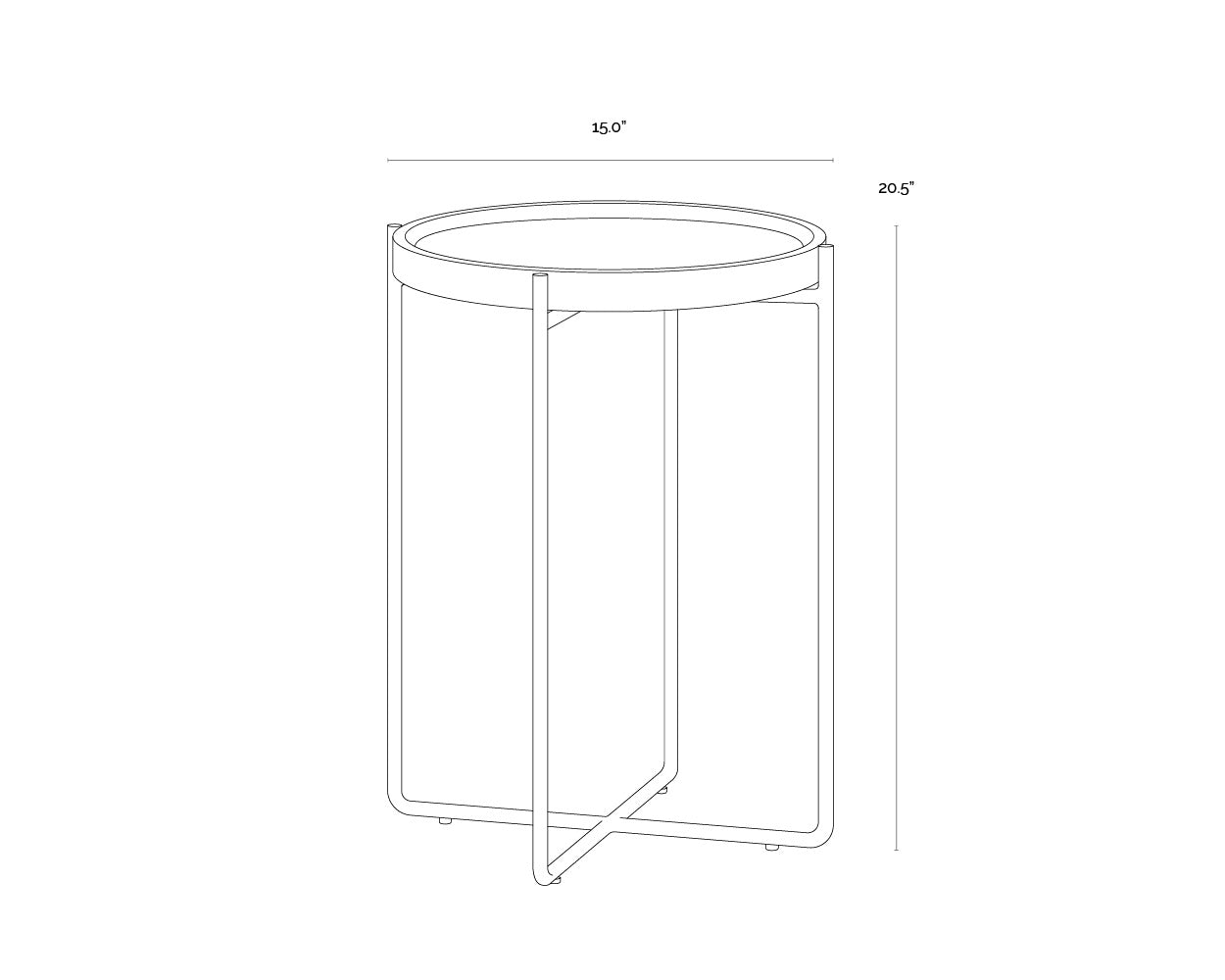 Liv End Table