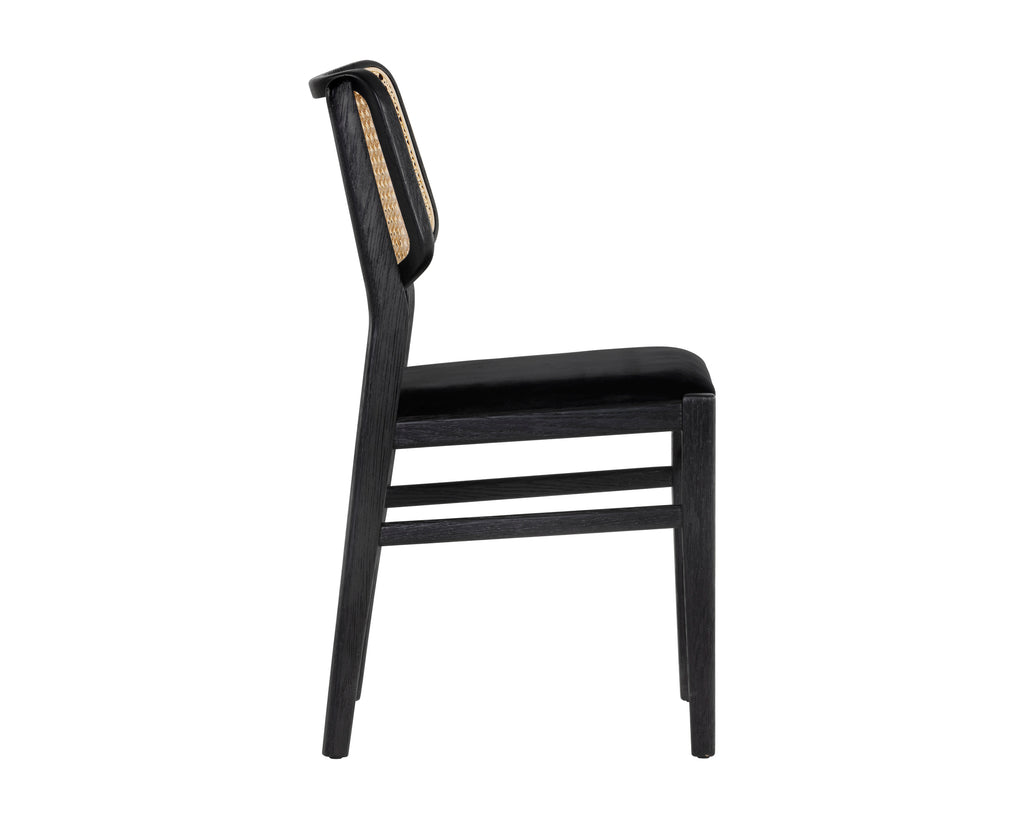 Annex Dining Chair - Abbington Black / Natural