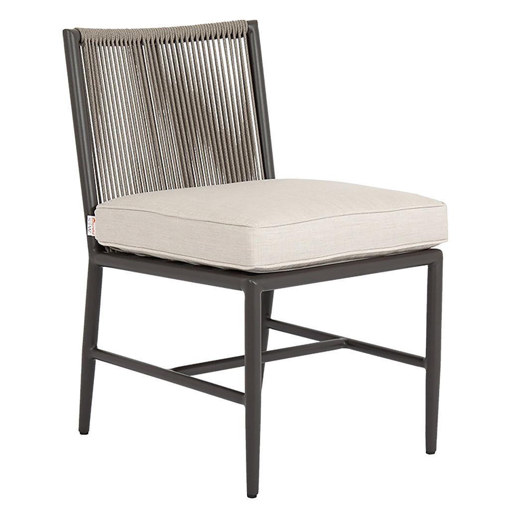 Pietra Armless Dining Chair in Echo Ash, No Welt