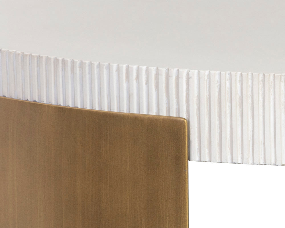Cavette Coffee Table - White