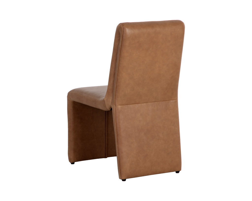 Cascata Dining Chair - Marseille Camel Leather