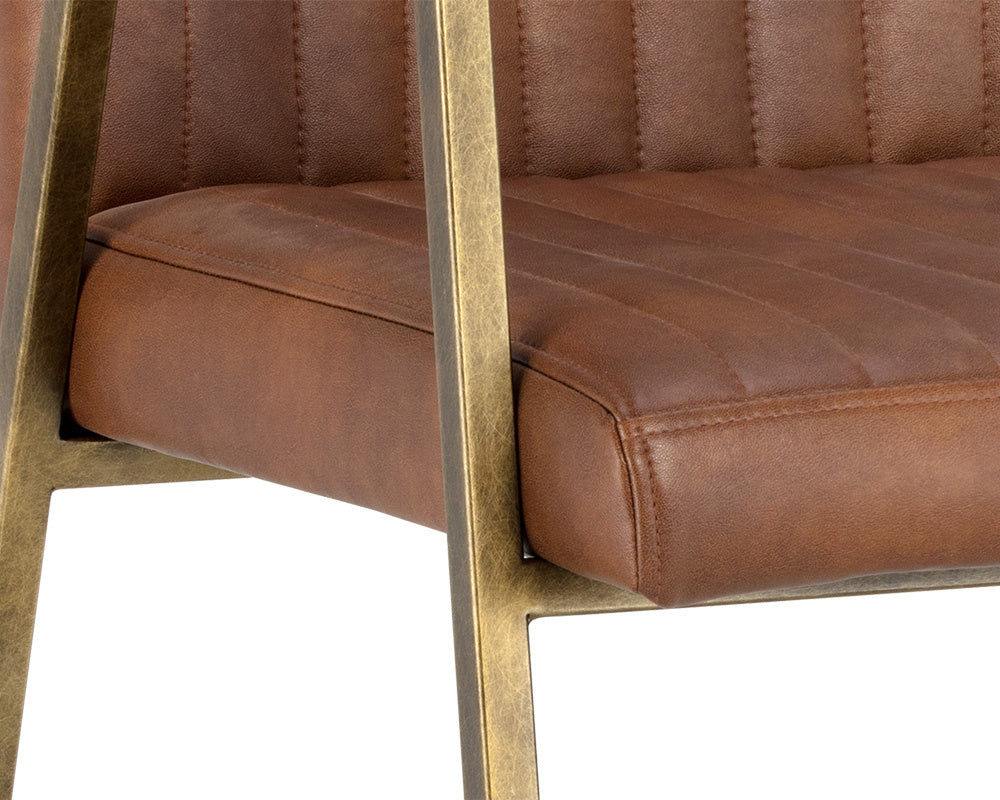 Homer Dining Armchair - Bravo Cognac