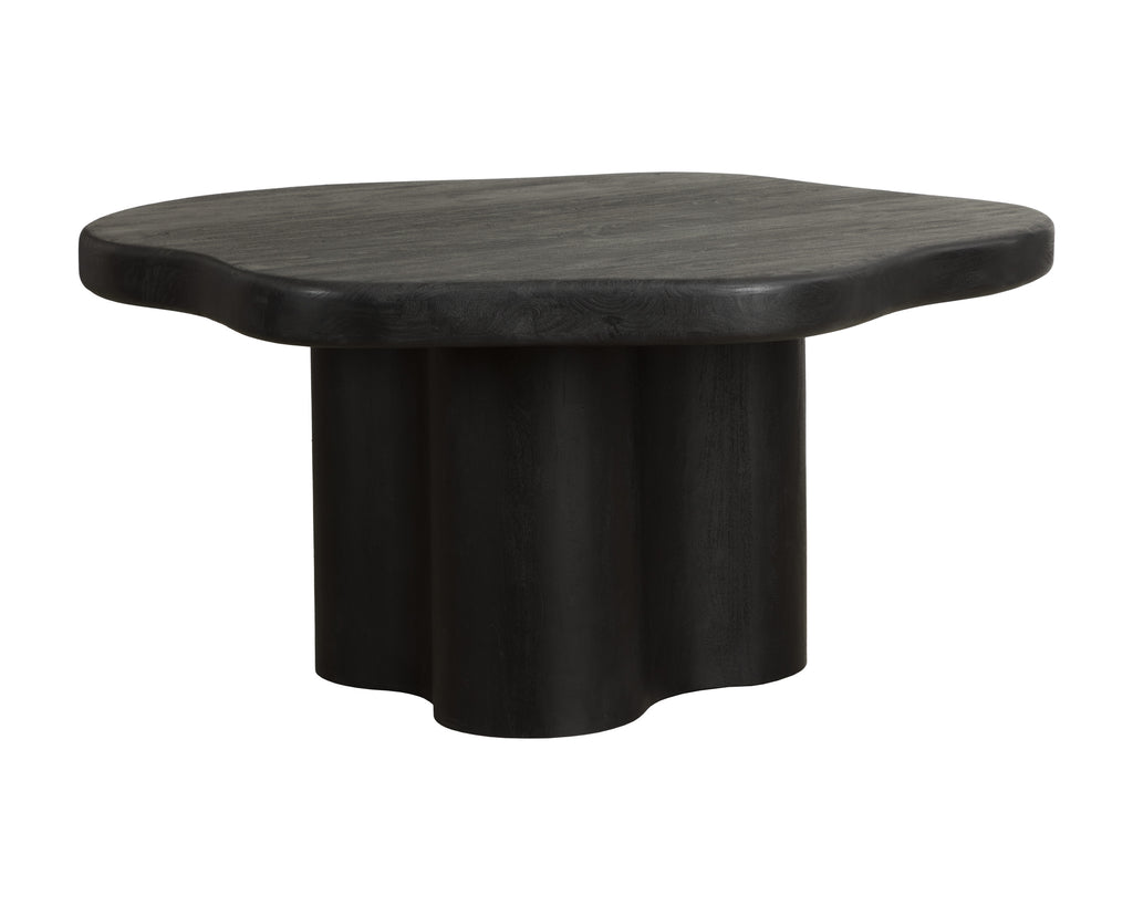 Bellona Dining Table - Charcoal Black - 68.5"