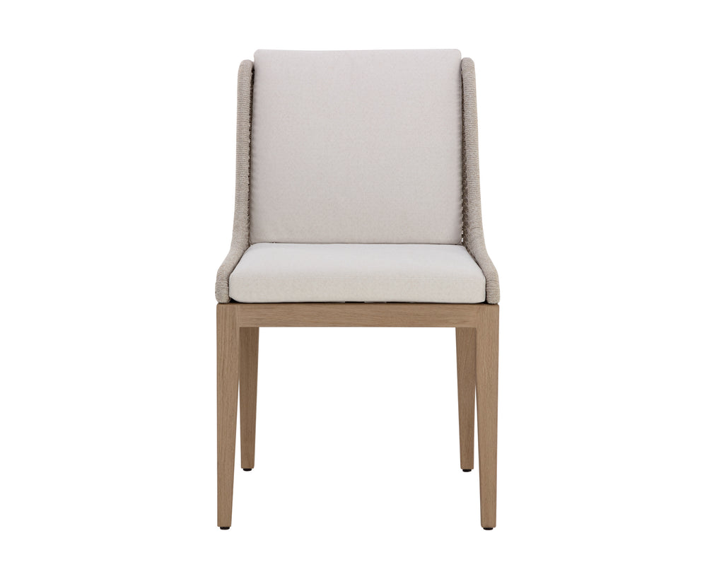 Sorrento Dining Chair - Drift Brown - Palazzo Cream