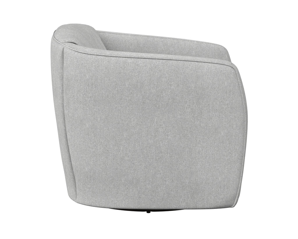 Garrison Swivel Lounge Chair - Liv Dove