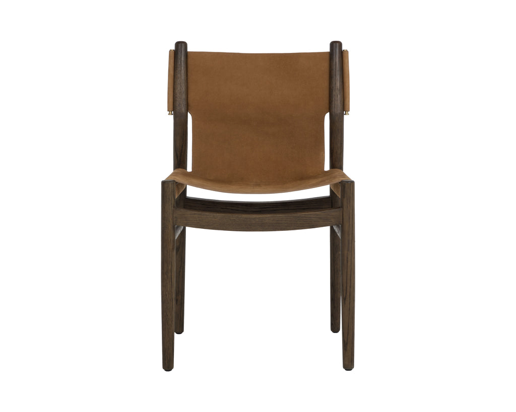 Argus Dining Chair - Nubuck Caramel Leather