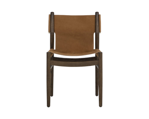 Argus Dining Chair - Nubuck Caramel Leather