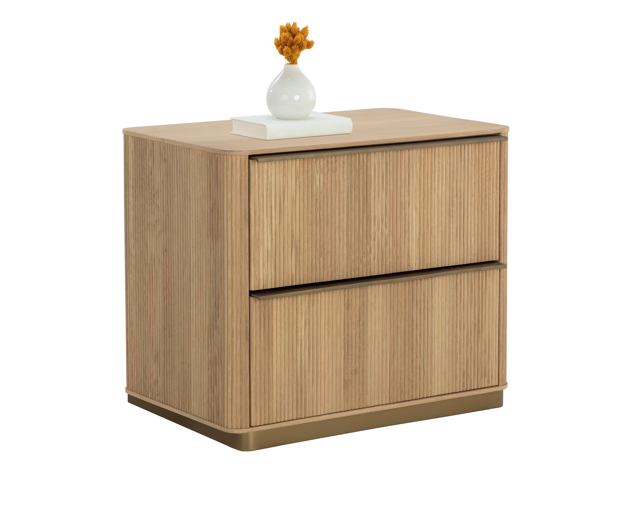 Kalla Nightstand - Small - Rustic Oak