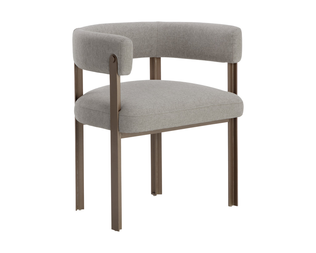 Mae Dining Armchair - Ernst Sandstone