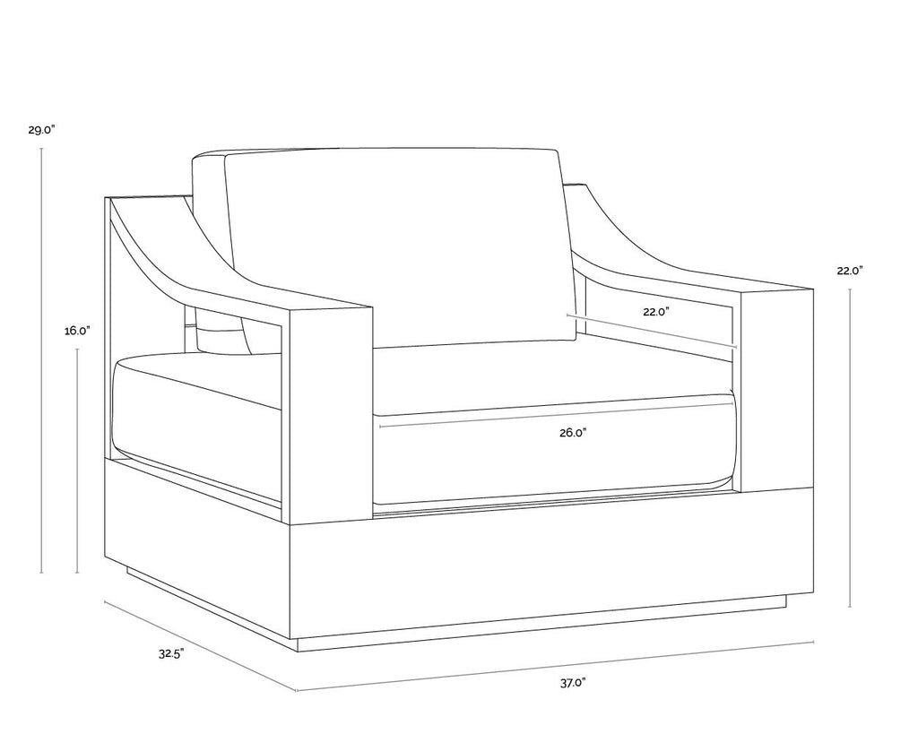 Tahiti Swivel Lounge Chair - Stinson White