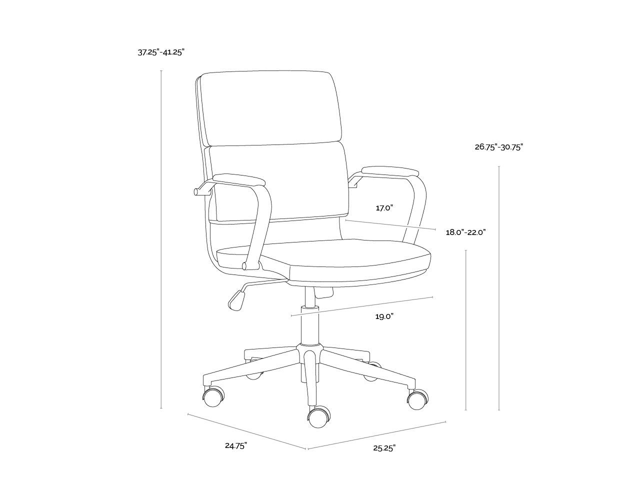 Kleo Office Chair - Snow