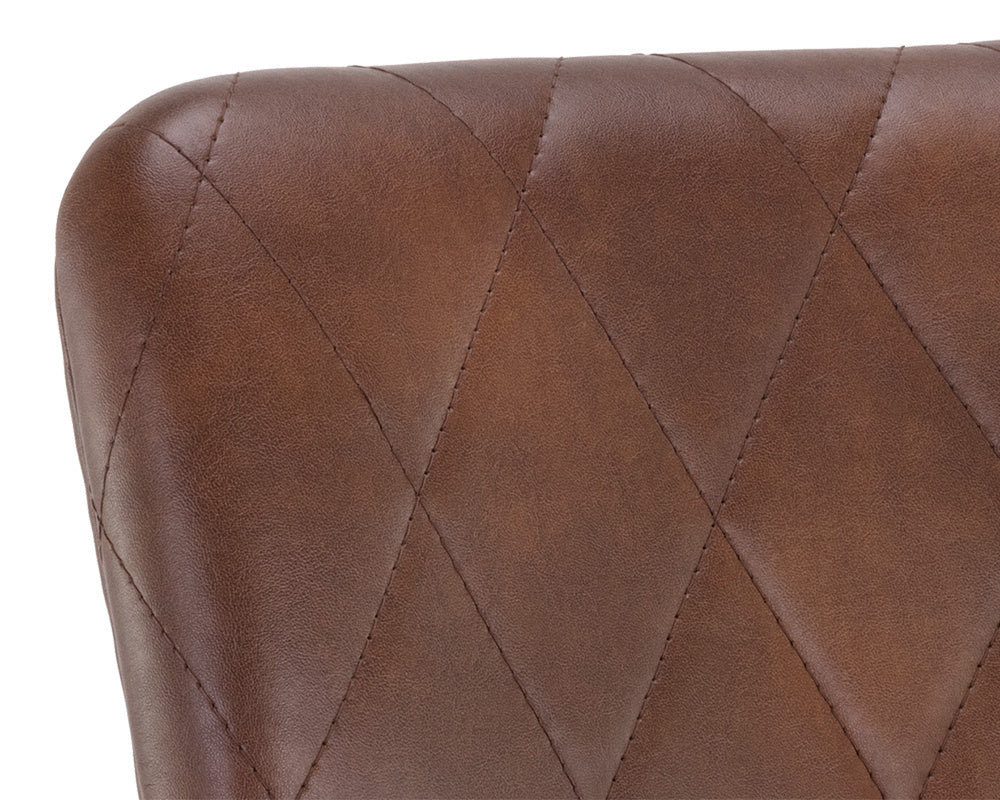 Virtu Swivel Dining Chair - Bravo Cognac
