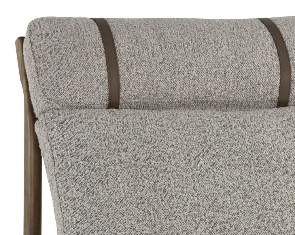 Elanor Lounge Chair - Walnut - Altro Cappuccino