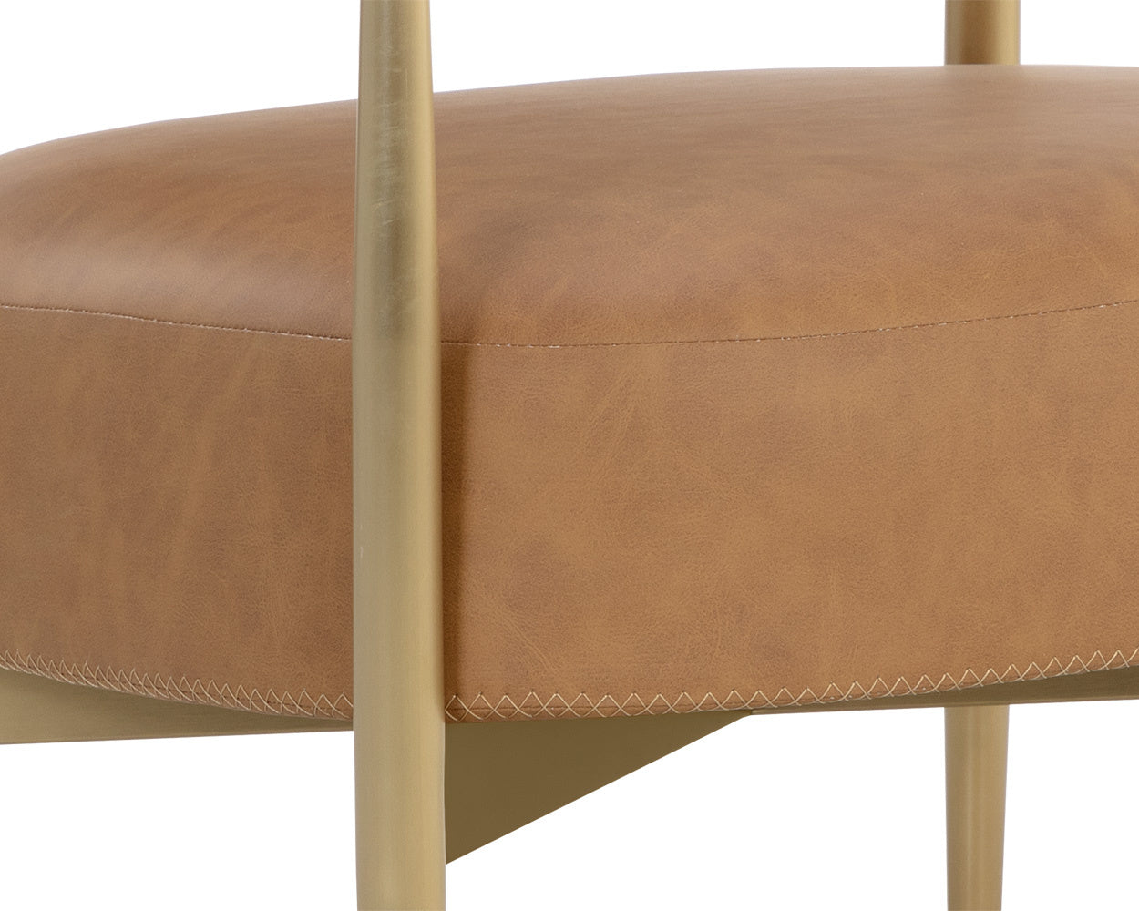 Heloise Lounge Chair - Milliken Cognac