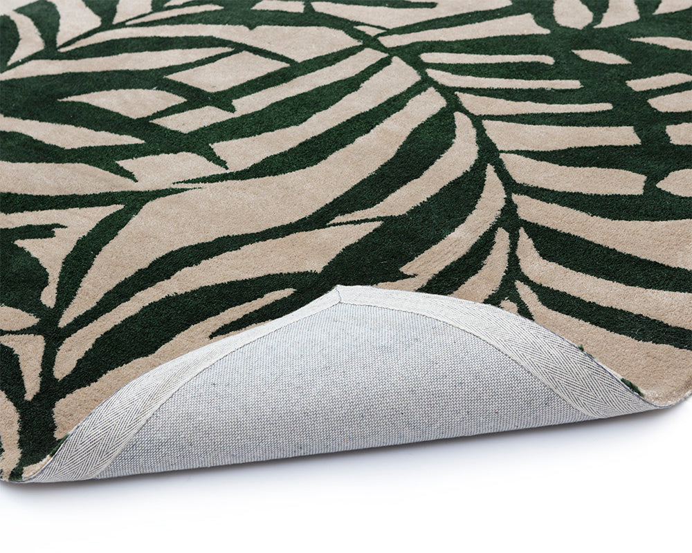 Palma Hand-Woven Rug - Green / Beige - 9' X 12'