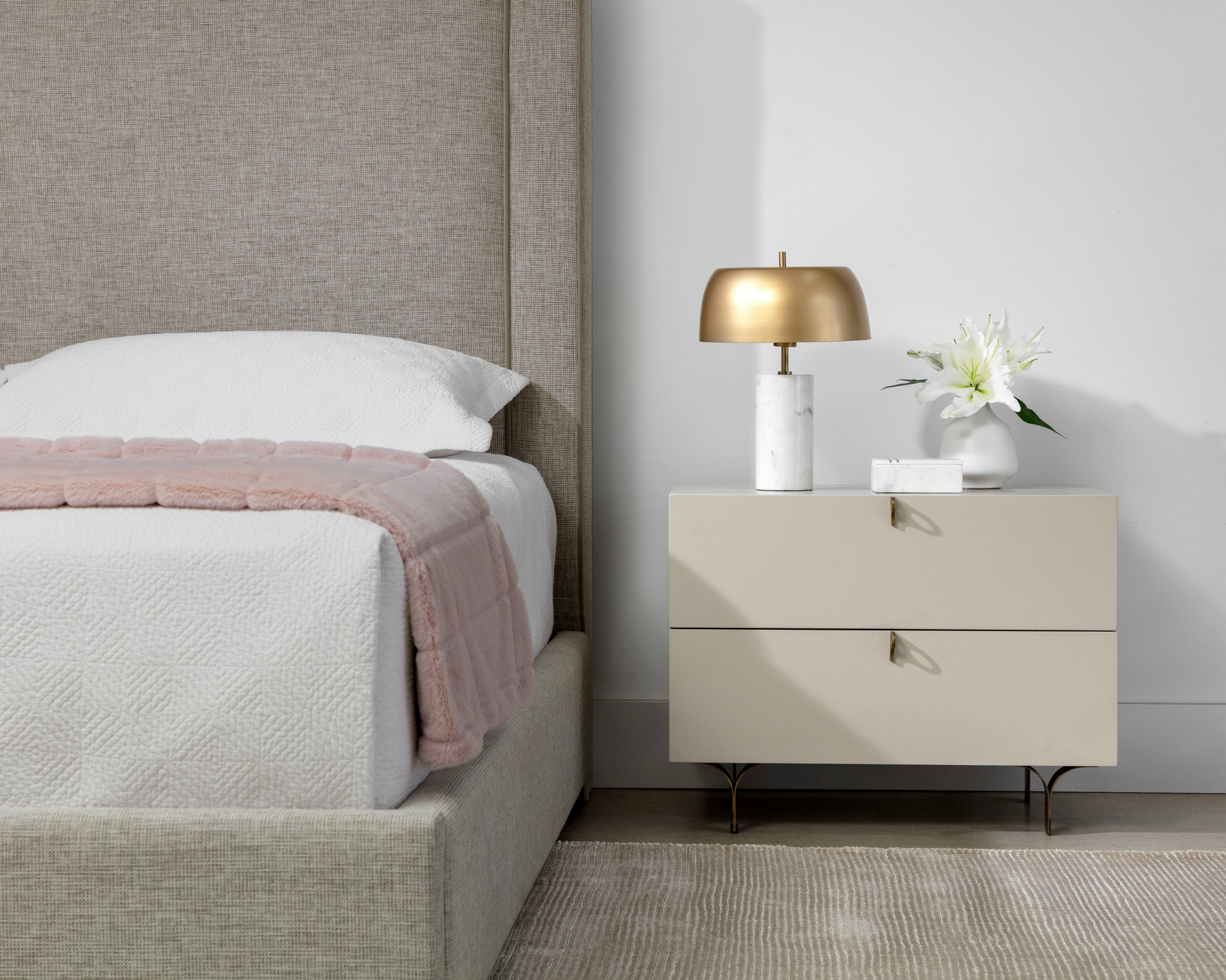 Celine Nightstand - Large - Cream