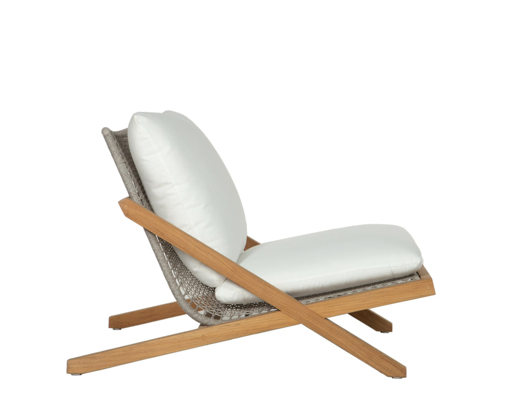 Bari Lounge Chair - Natural - Stinson White