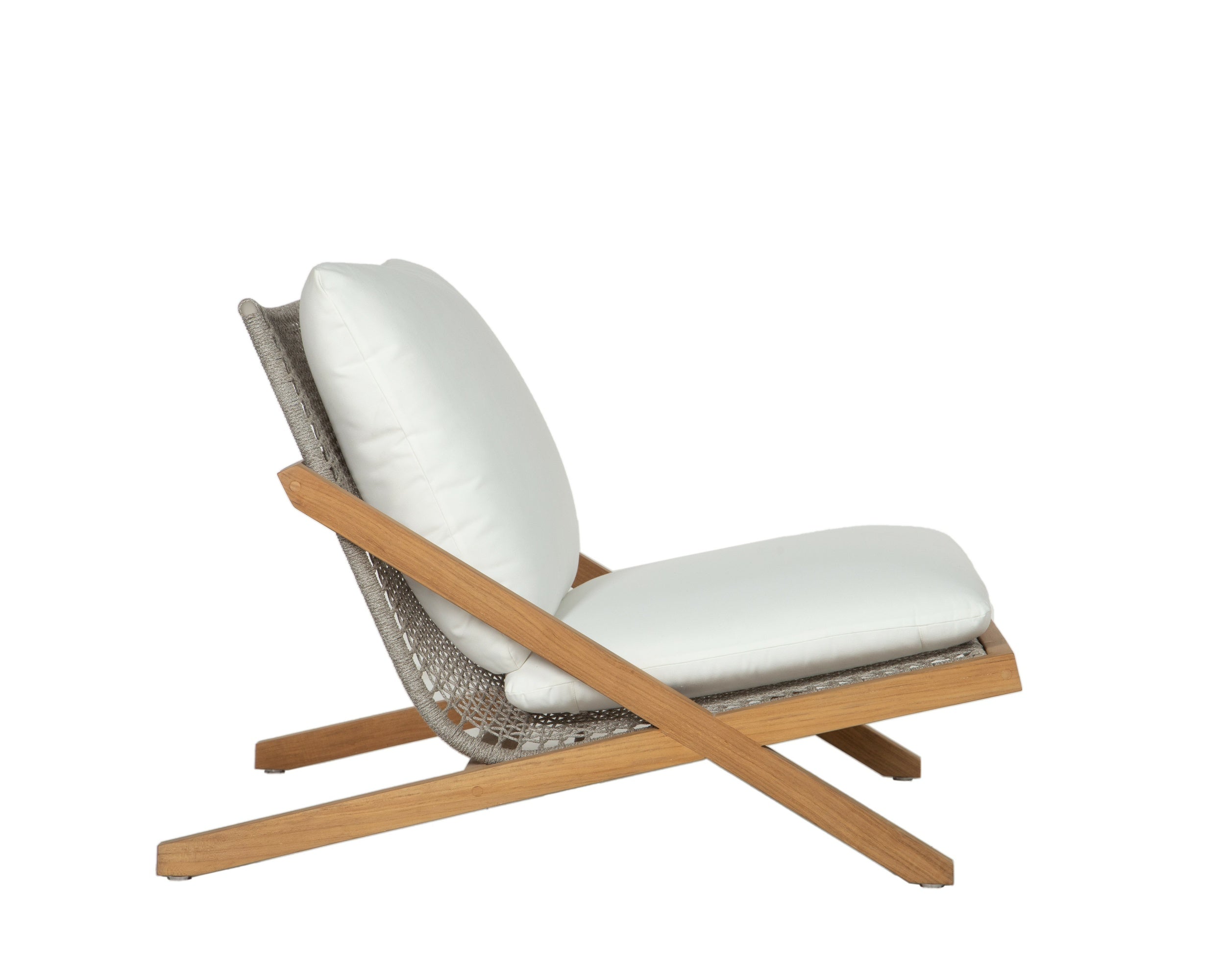 Bari Lounge Chair - Natural - Stinson White
