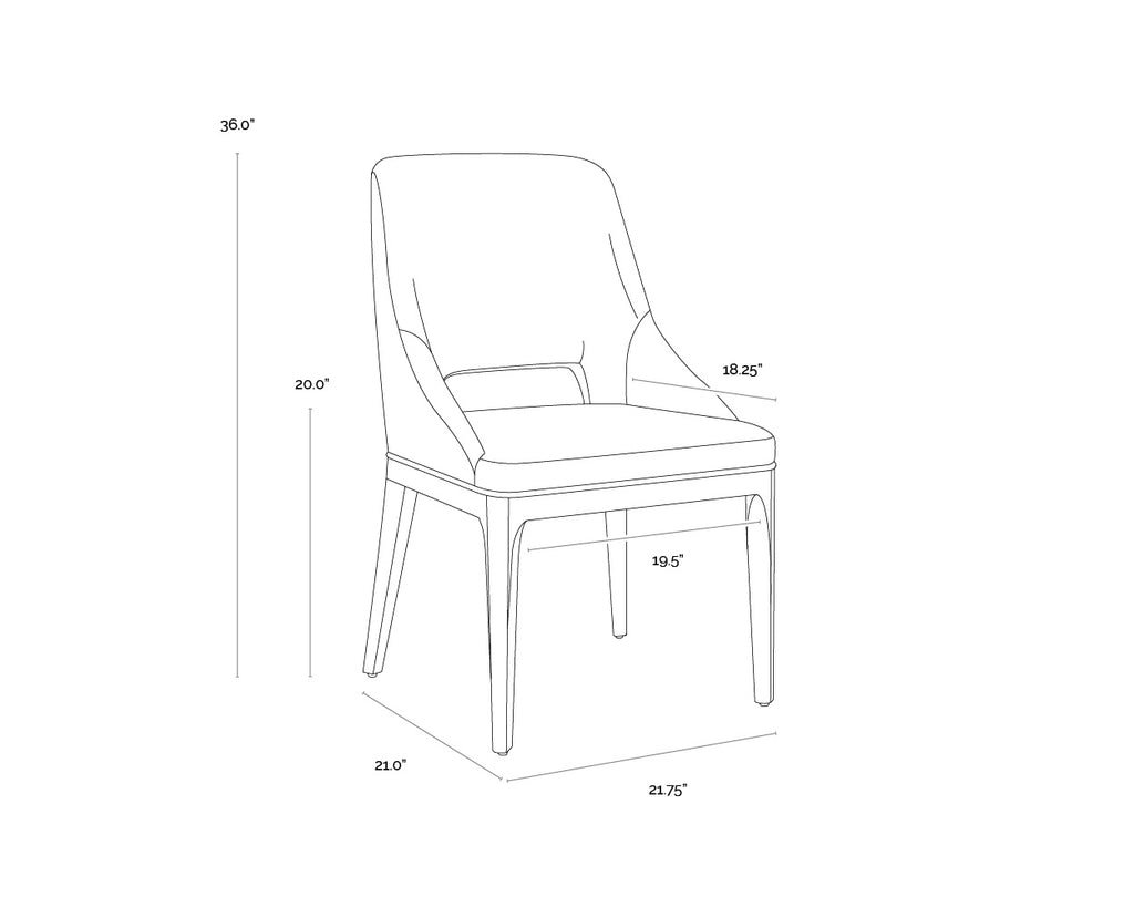 Estrada Dining Chair - Mainz Cream