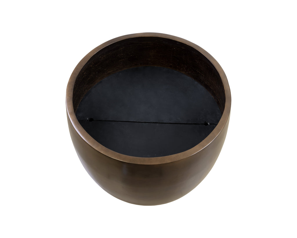 Aster Planter - Large - Antique Bronze