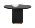 Kalla Dining Table - Round - Charcoal - 48"