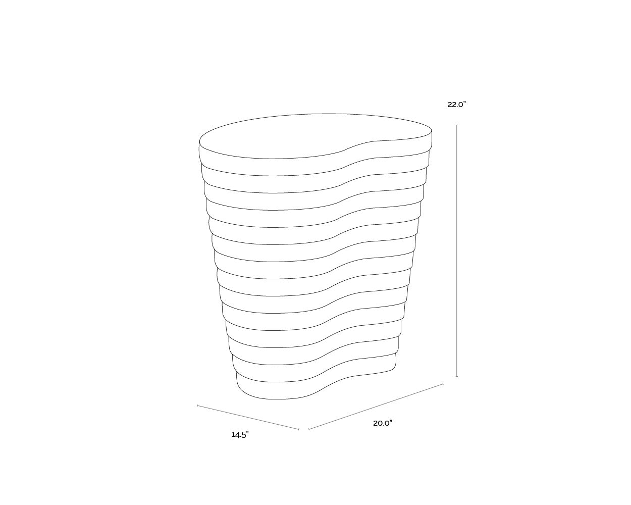 Mojave End Table