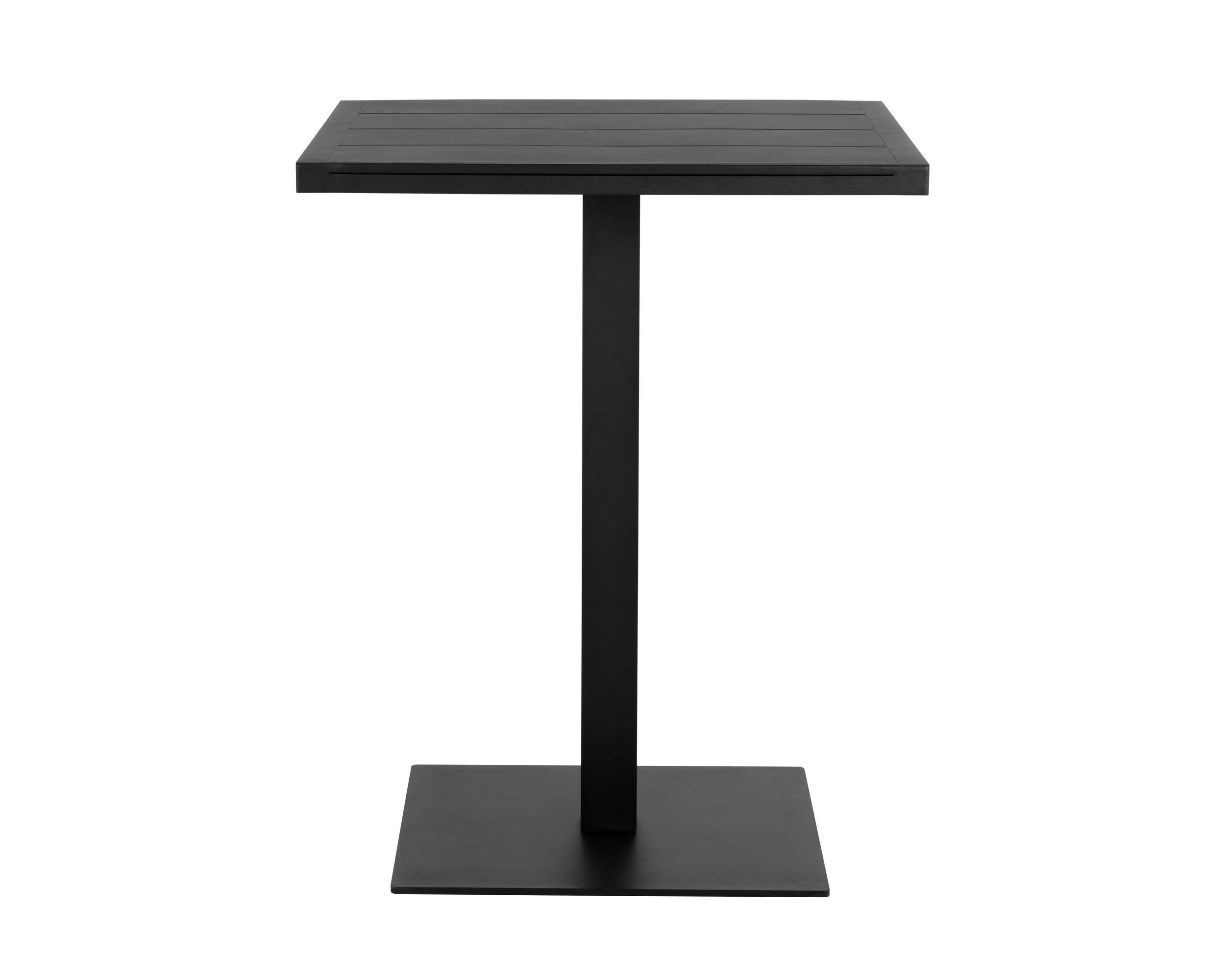 Merano Bar Table - Square - Black